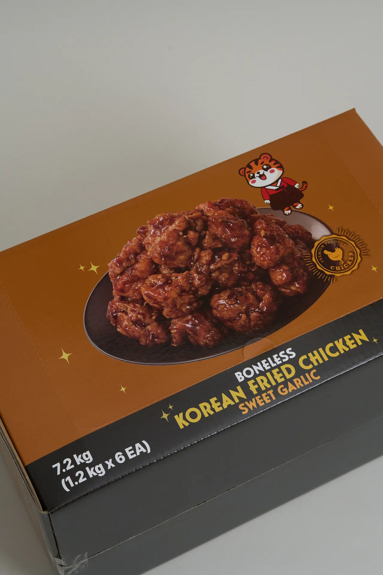 수출용 치킨 RRP 박스 제작 사례 상세 6 — SC + KLB S S K K BB골