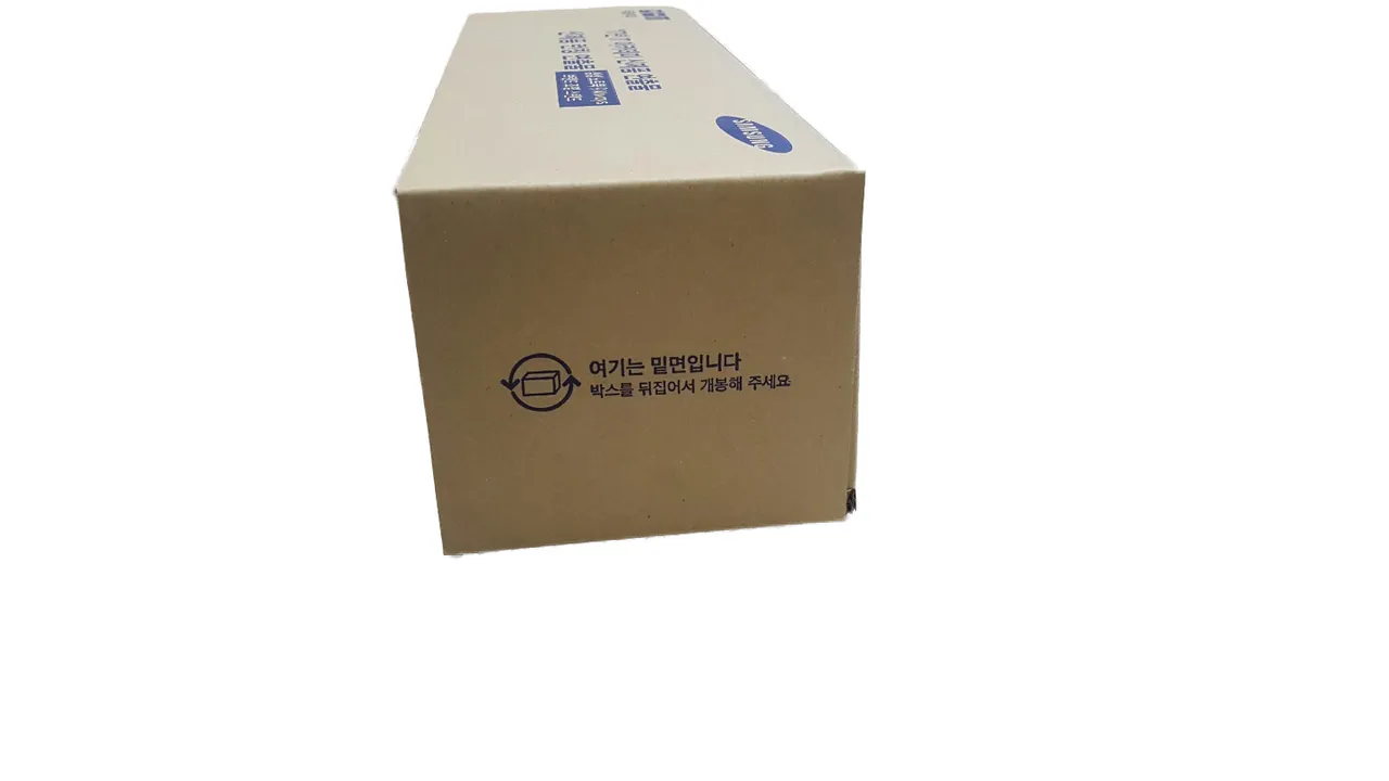 맞뚜껑형 포스터 박스 제작 사례 상세 2 — 긴 박스