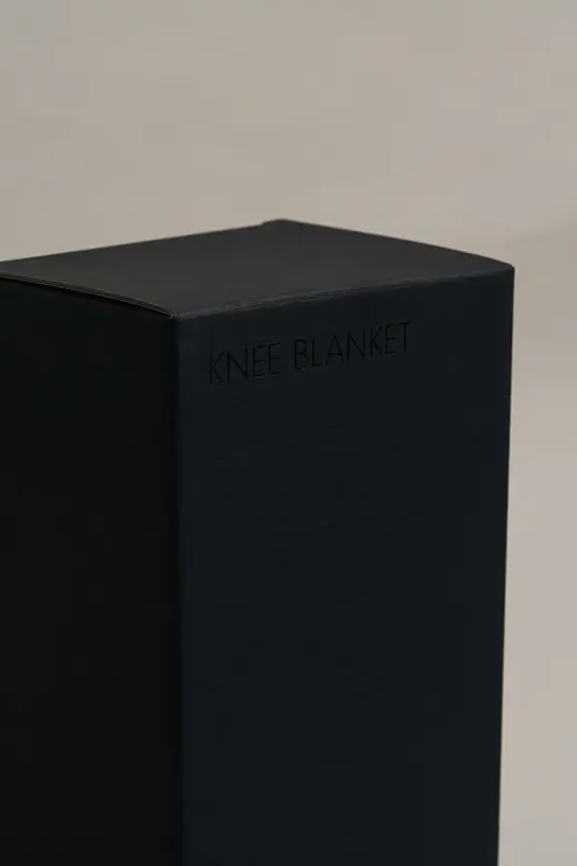 제네시스 무릎 담요 패키지 삼면접착 박스 제작 사례
