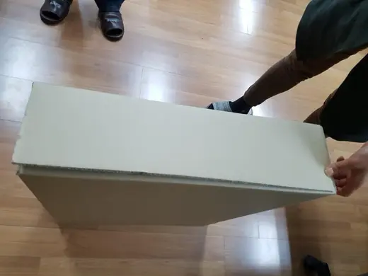 A5형 날개 겹치는 박스 A형 택배박스 제작 사례
